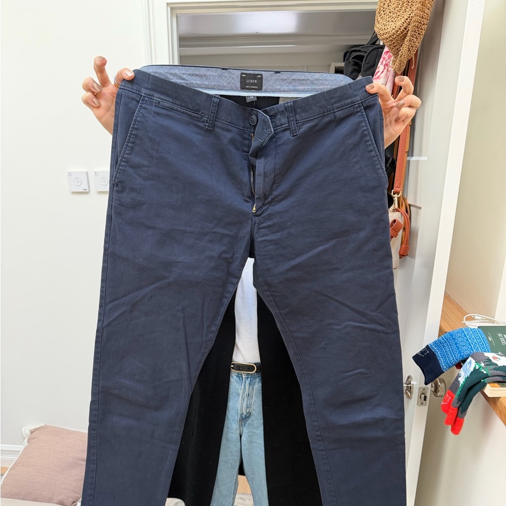 J. Crew 484 Slim Fit Light Navy Pants